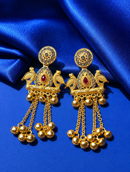 Royal Ghungroo Drop Earrings